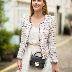 Multi color tweed J. Crew jacket